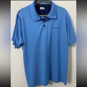 Columbia Blue Performance Polo Shirt